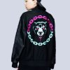 Unisex LONG X MISHKA | Death Adder Chain Varsity Jacket (B)