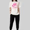 Unisex NEW FUTURE LONDON | Illegal Rave (Wht/Pink) -Tshirt