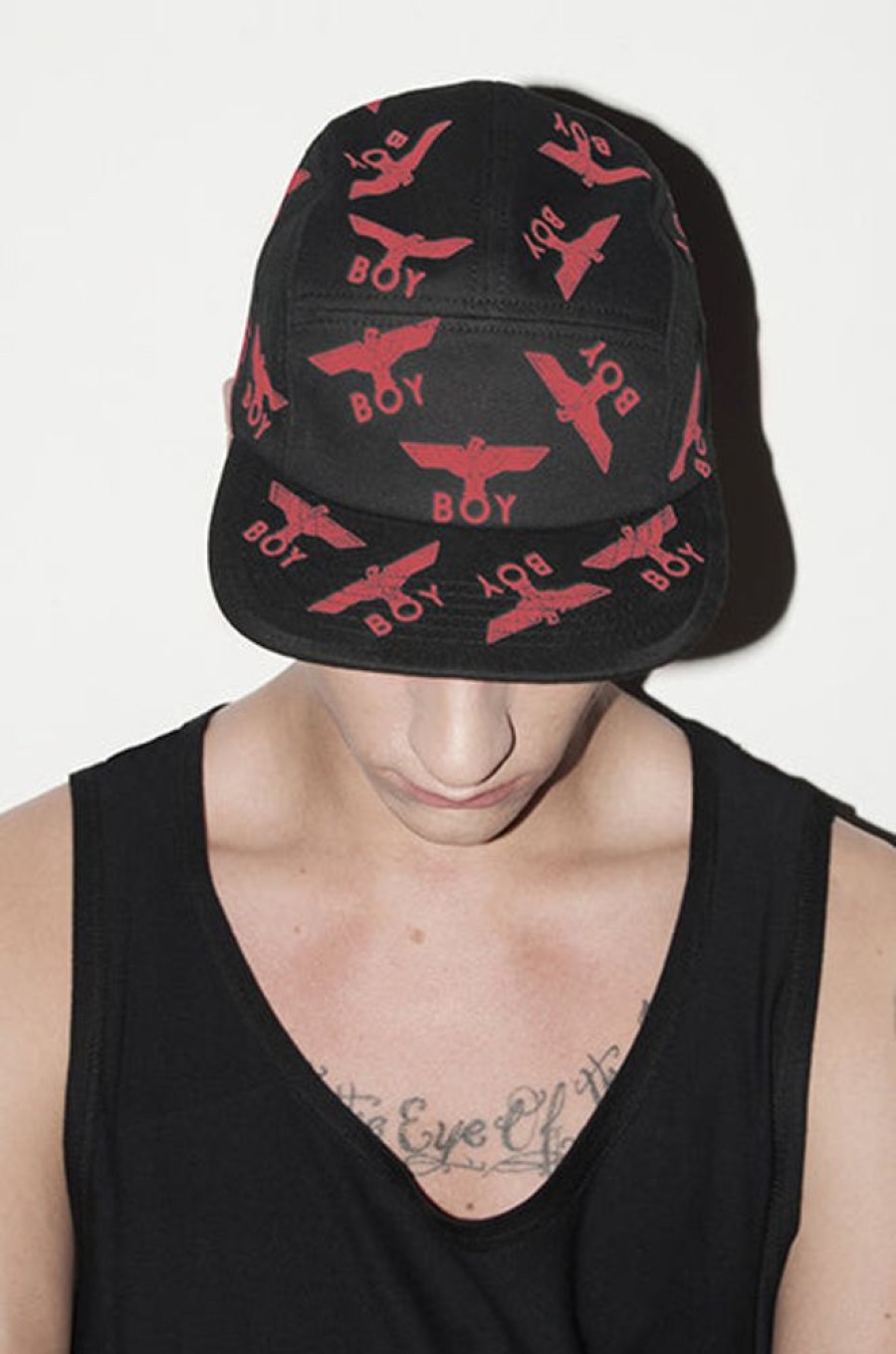 Unisex BOY LONDON | Boy 5 Panel Cap (Red)