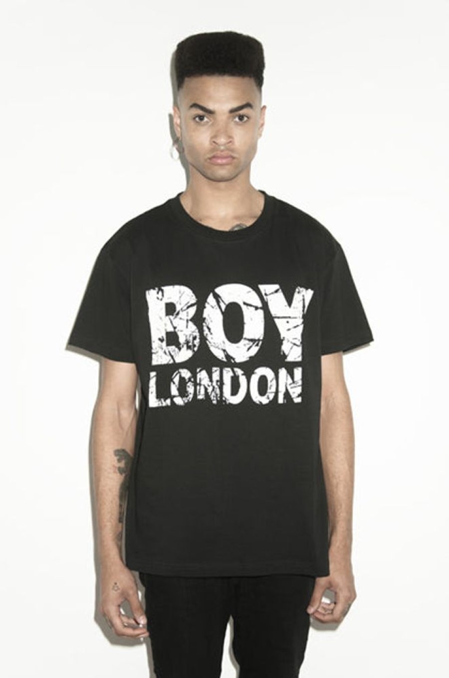 Unisex BOY LONDON | Boy Distressed T-Shirt (B)