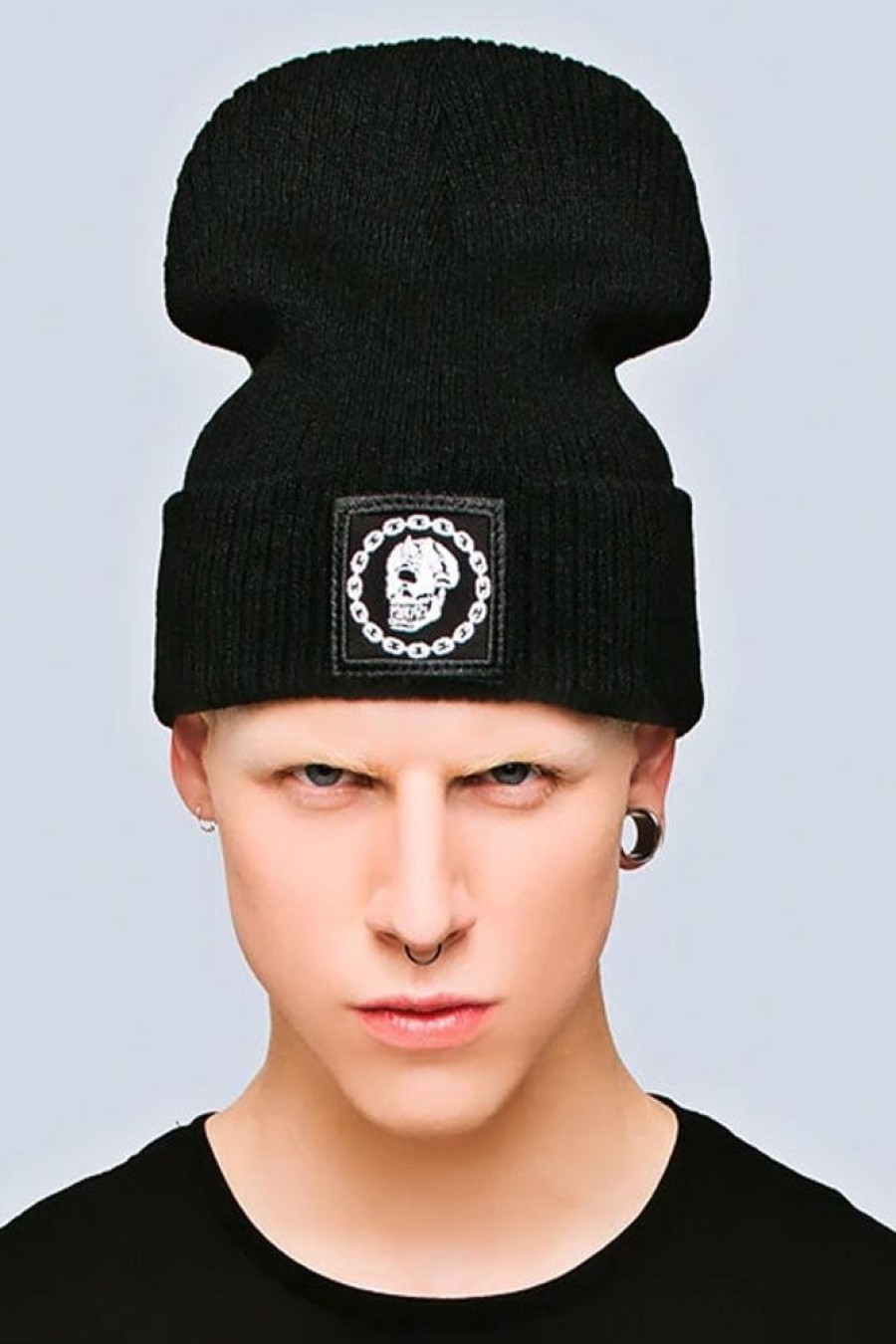 Unisex LONG X MISHKA | Mishka Chain Beanie - Small Patch