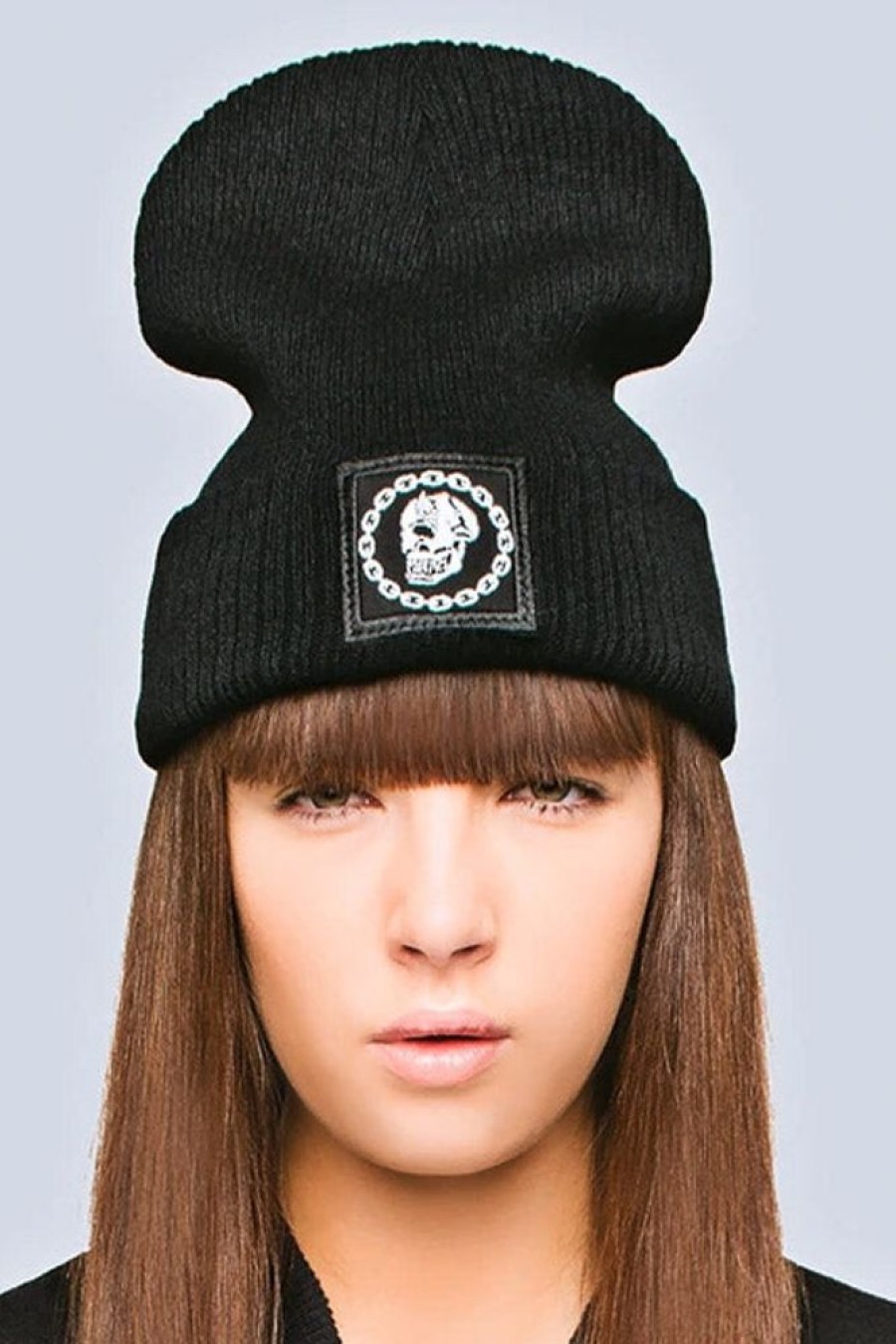 Unisex LONG X MISHKA | Mishka Chain Beanie - Small Patch