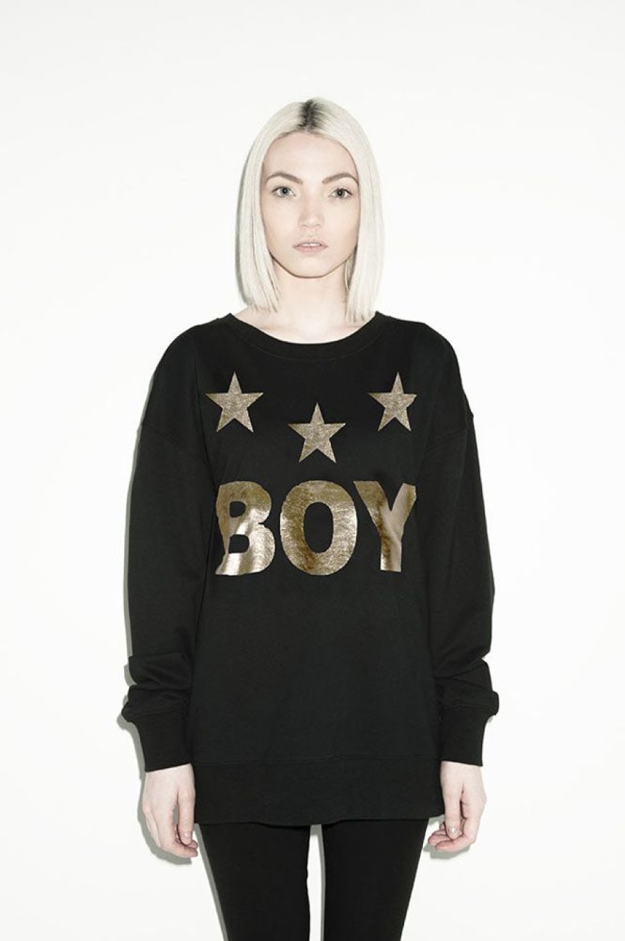 Unisex BOY LONDON | Boy Tri-Star Sweat (Gold)