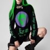 Unisex LONG CLOTHING | Karma - Long Sleeve (Green/Purple)