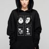 Unisex LONG CLOTHING | Rave Flyers Lux Oversize Hooded Sweat