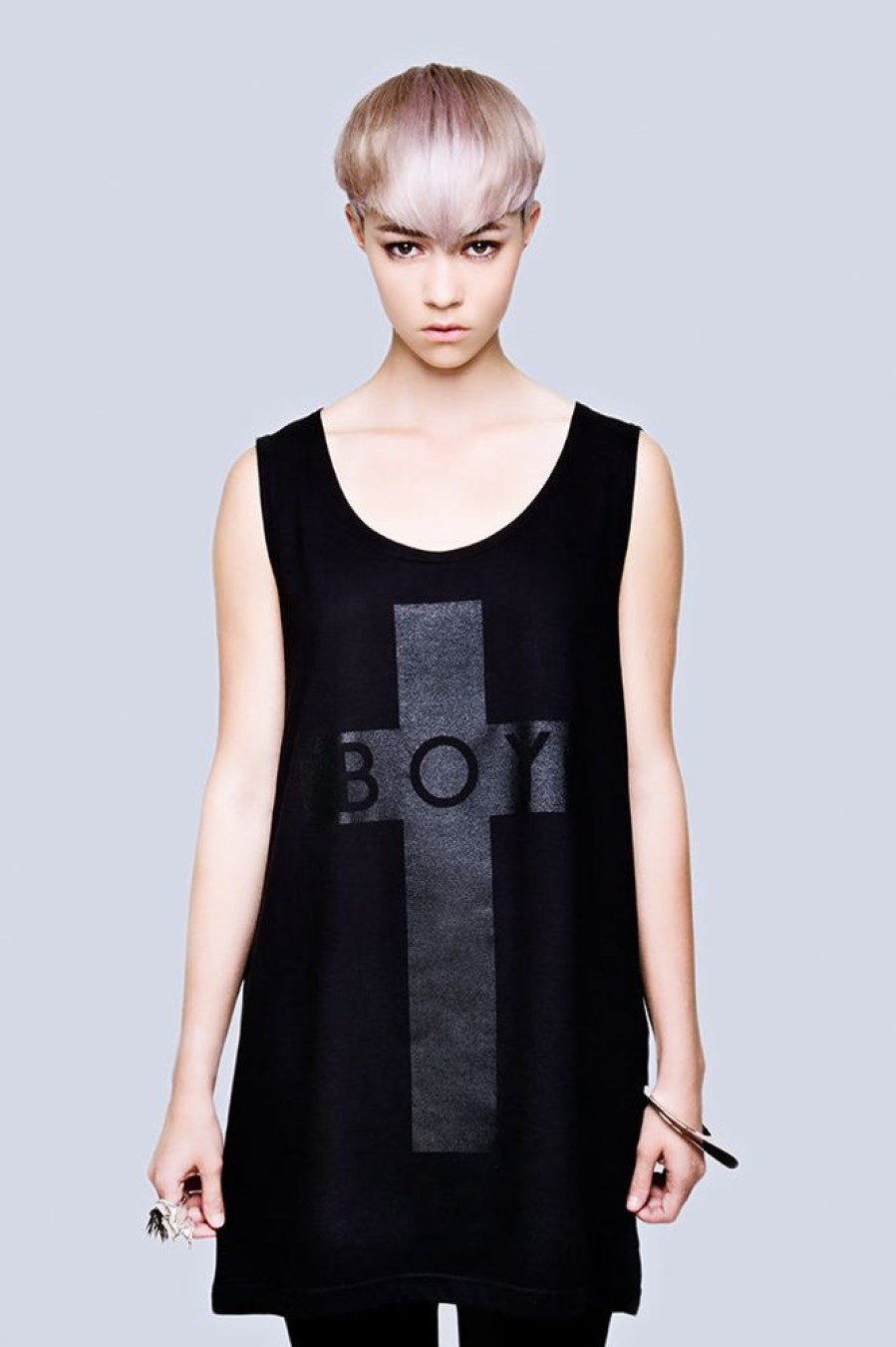 Unisex BOY LONDON | Boy Cross Vest (B,B)