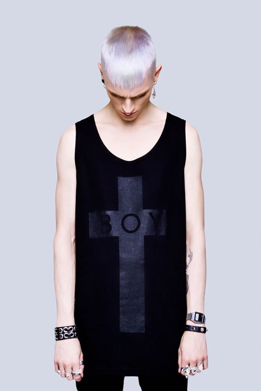 Unisex BOY LONDON | Boy Cross Vest (B,B)